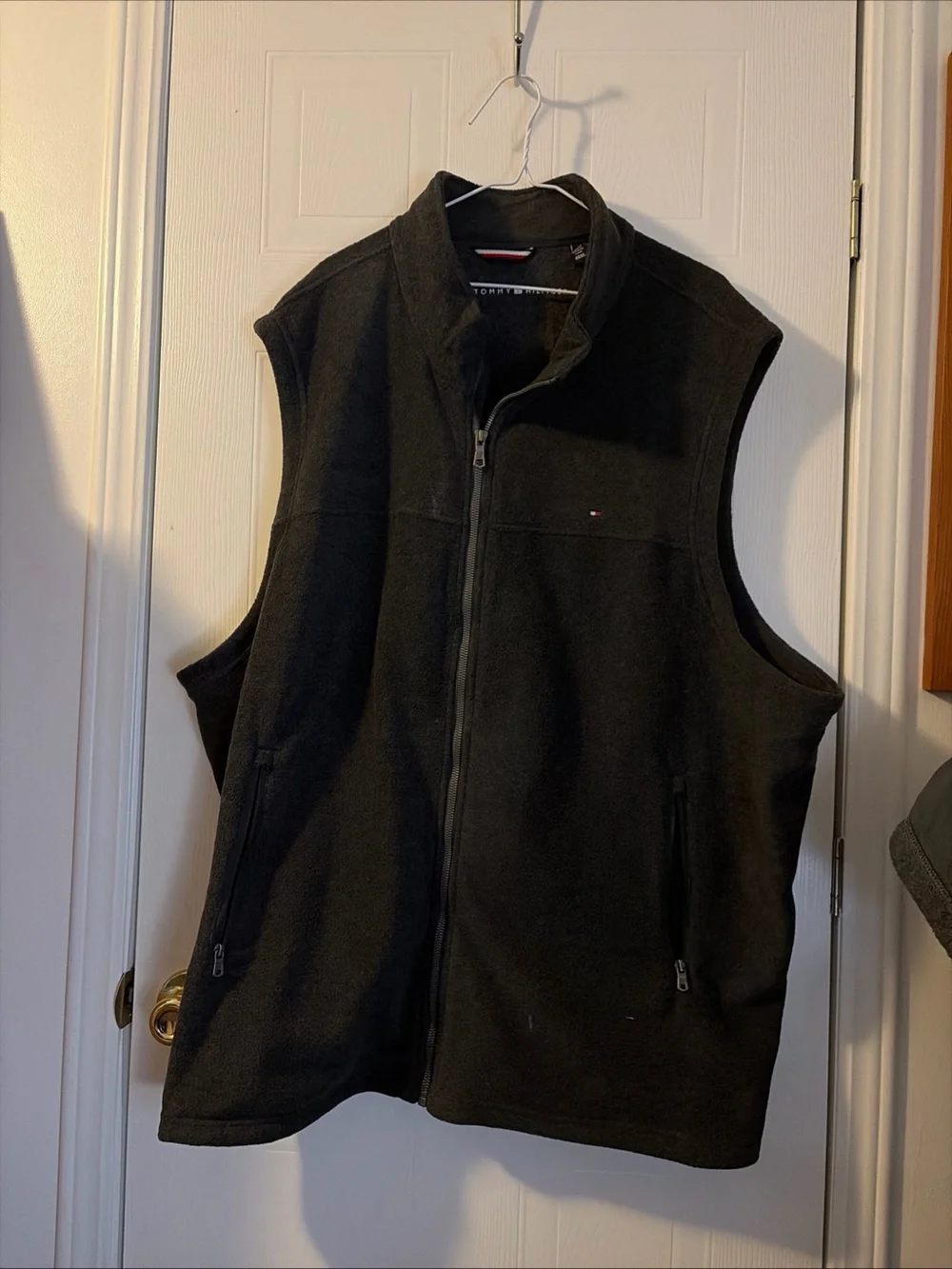 Tommy Hilfiger Fleece Vest 4XLT Charcoal